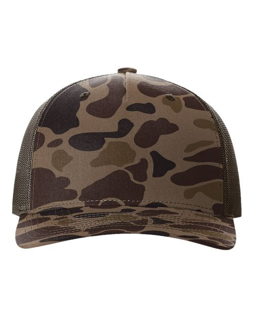 Richardson Printed Five-Panel Trucker Cap 112PFP