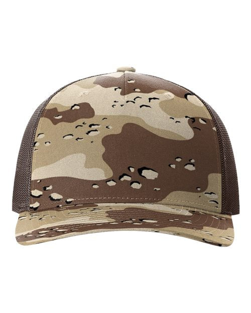 Richardson Printed Five-Panel Trucker Cap 112PFP
