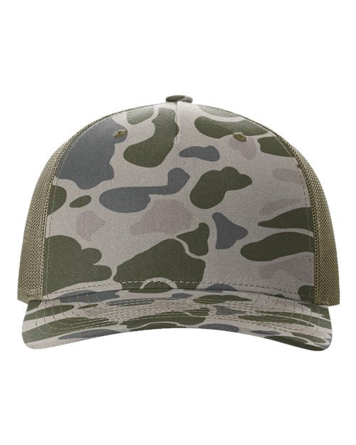 Richardson Printed Five-Panel Trucker Cap 112PFP
