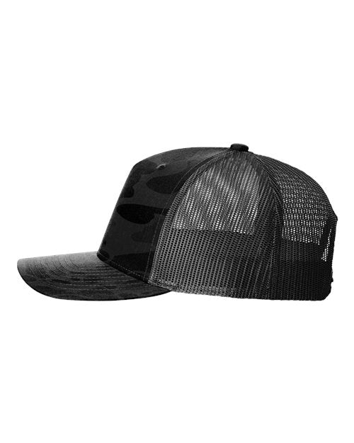 Richardson Printed Five-Panel Trucker Cap 112PFP