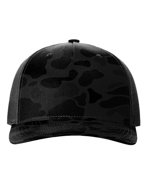 Richardson Printed Five-Panel Trucker Cap 112PFP