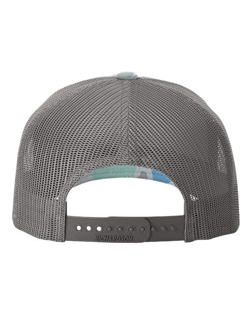 Richardson Printed Five-Panel Trucker Cap 112PFP
