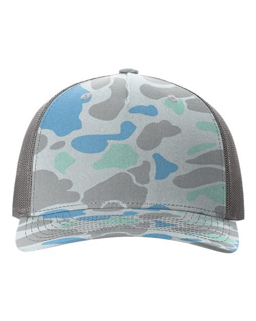 Richardson Printed Five-Panel Trucker Cap 112PFP