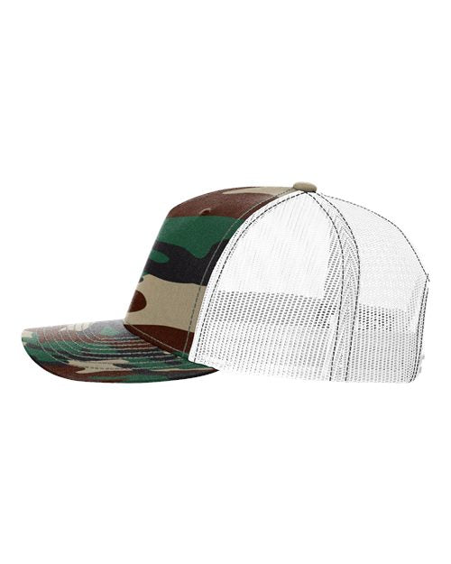 Richardson Printed Five-Panel Trucker Cap 112PFP