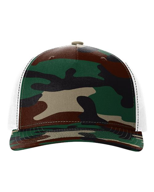 Richardson Printed Five-Panel Trucker Cap 112PFP