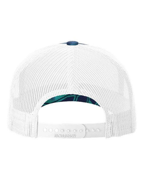 Richardson Printed Five-Panel Trucker Cap 112PFP