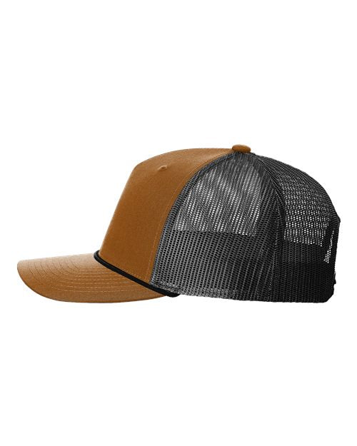 Richardson Five-Panel Trucker Rope Cap 112FPR