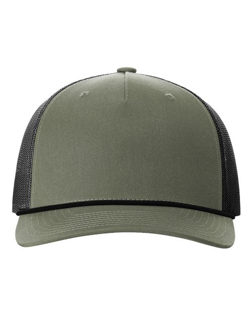 Richardson Five-Panel Trucker Rope Cap 112FPR