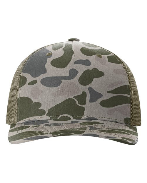 Richardson Printed Five-Panel Trucker Cap 112PFP