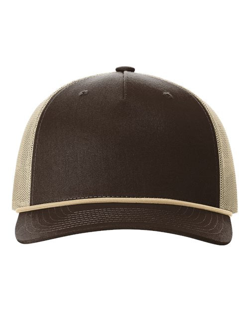Richardson Five-Panel Trucker Rope Cap 112FPR