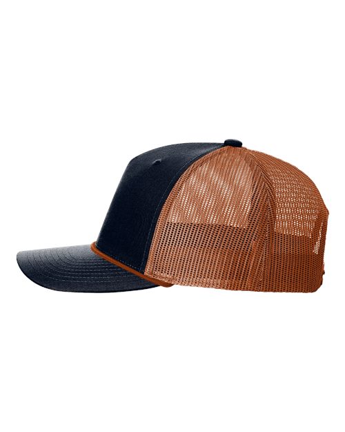 Richardson Five-Panel Trucker Rope Cap 112FPR