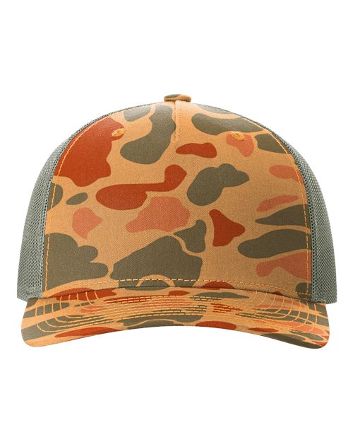 Richardson Printed Five-Panel Trucker Cap 112PFP