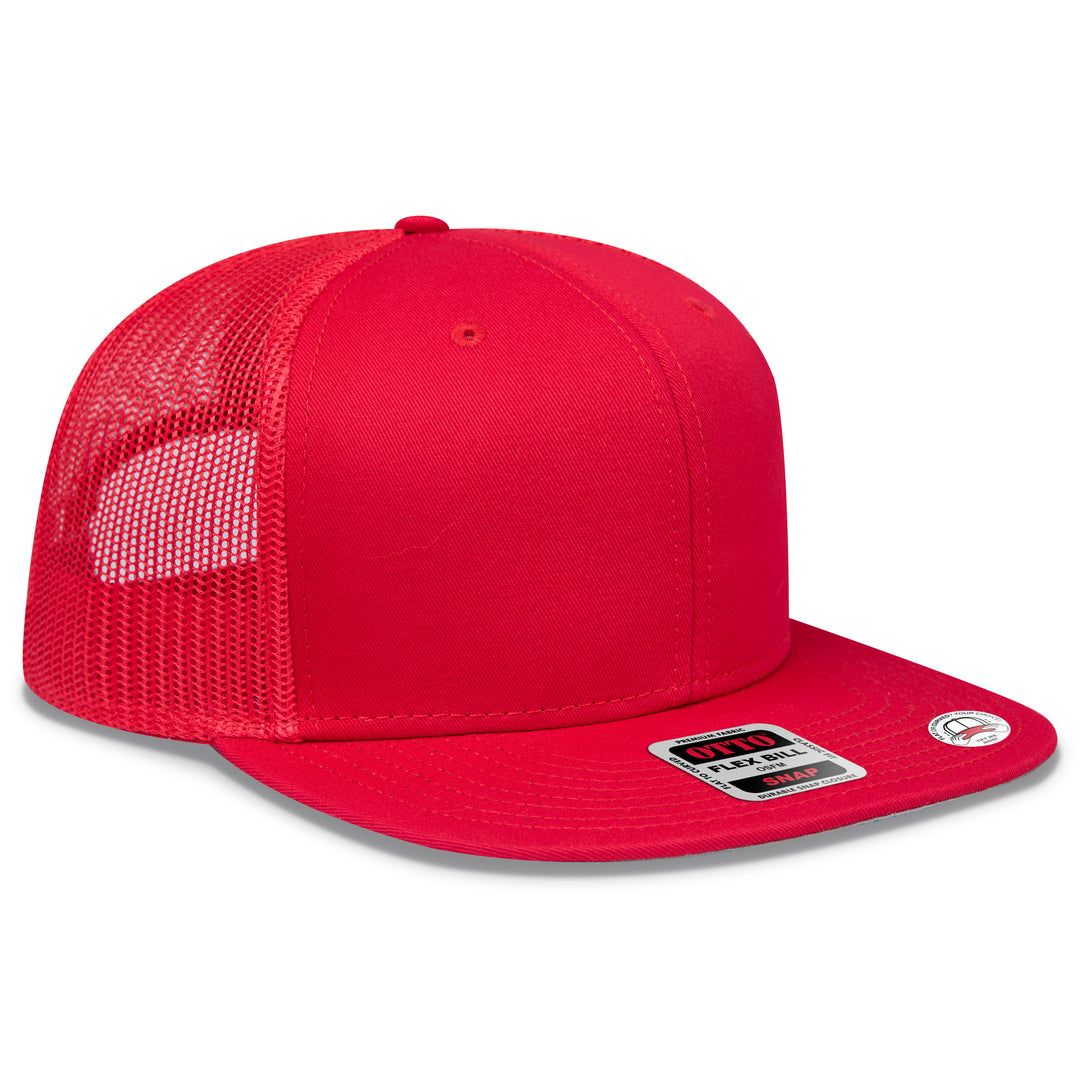 OTTO CAP® OTTO SNAP 6 Panel Pro Style Mesh Back Trucker Snapback Hat