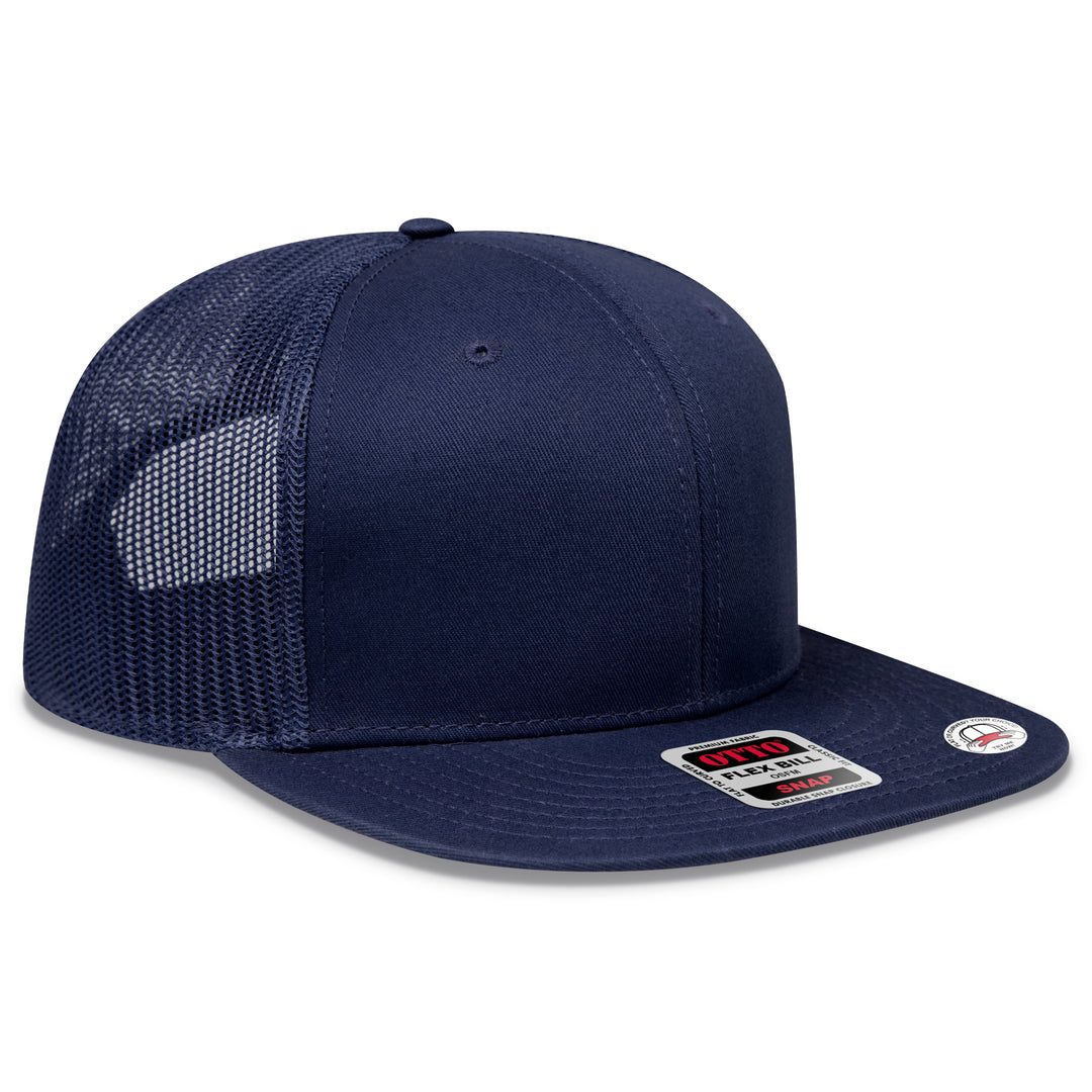 OTTO CAP® OTTO SNAP 6 Panel Pro Style Mesh Back Trucker Snapback Hat
