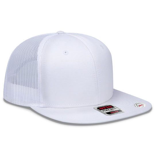 OTTO CAP® OTTO SNAP 6 Panel Pro Style Mesh Back Trucker Snapback Hat