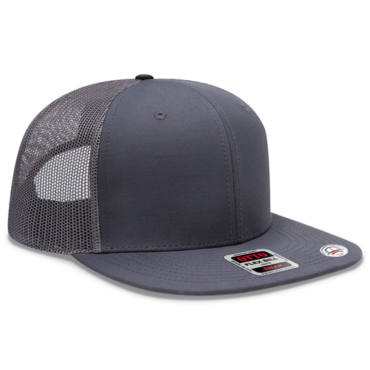 OTTO CAP® OTTO SNAP 6 Panel Pro Style Mesh Back Trucker Snapback Hat