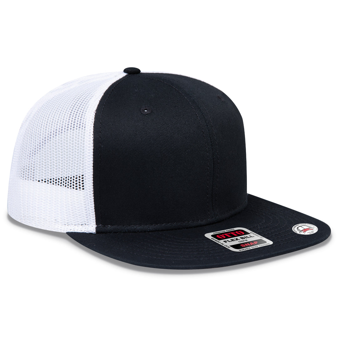 OTTO CAP® OTTO SNAP 6 Panel Pro Style Mesh Back Trucker Snapback Hat