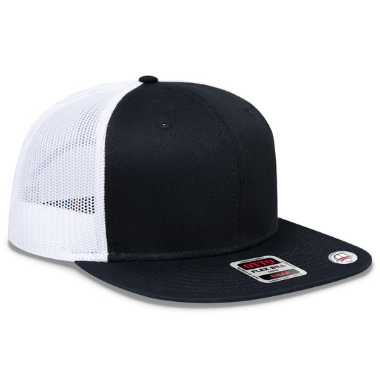 OTTO CAP® OTTO SNAP 6 Panel Pro Style Mesh Back Trucker Snapback Hat