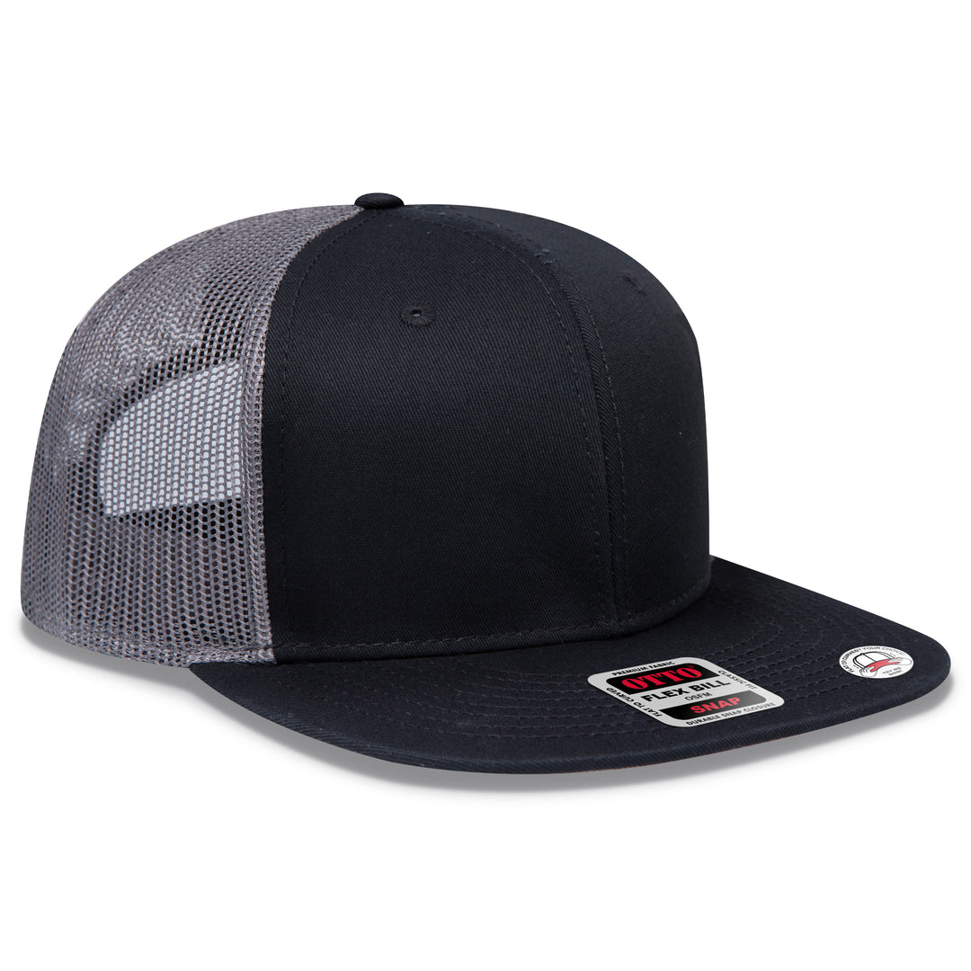 OTTO CAP® OTTO SNAP 6 Panel Pro Style Mesh Back Trucker Snapback Hat