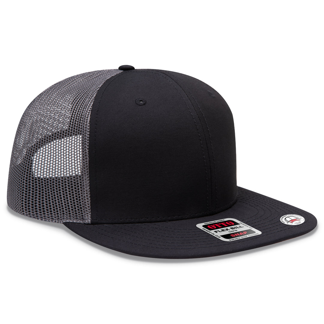 OTTO CAP® OTTO SNAP 6 Panel Pro Style Mesh Back Trucker Snapback Hat