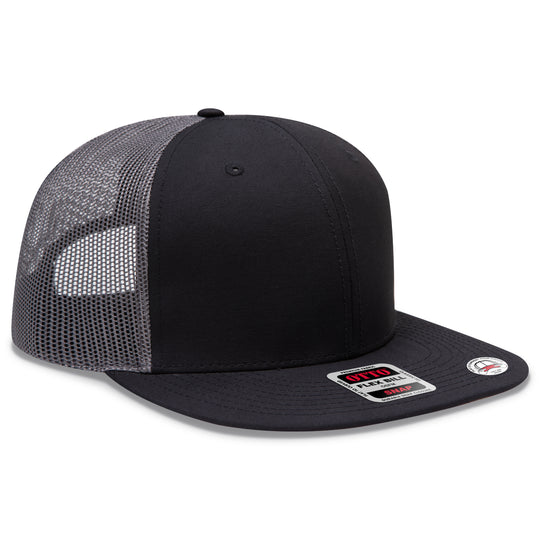 OTTO CAP® OTTO SNAP 6 Panel Pro Style Mesh Back Trucker Snapback Hat