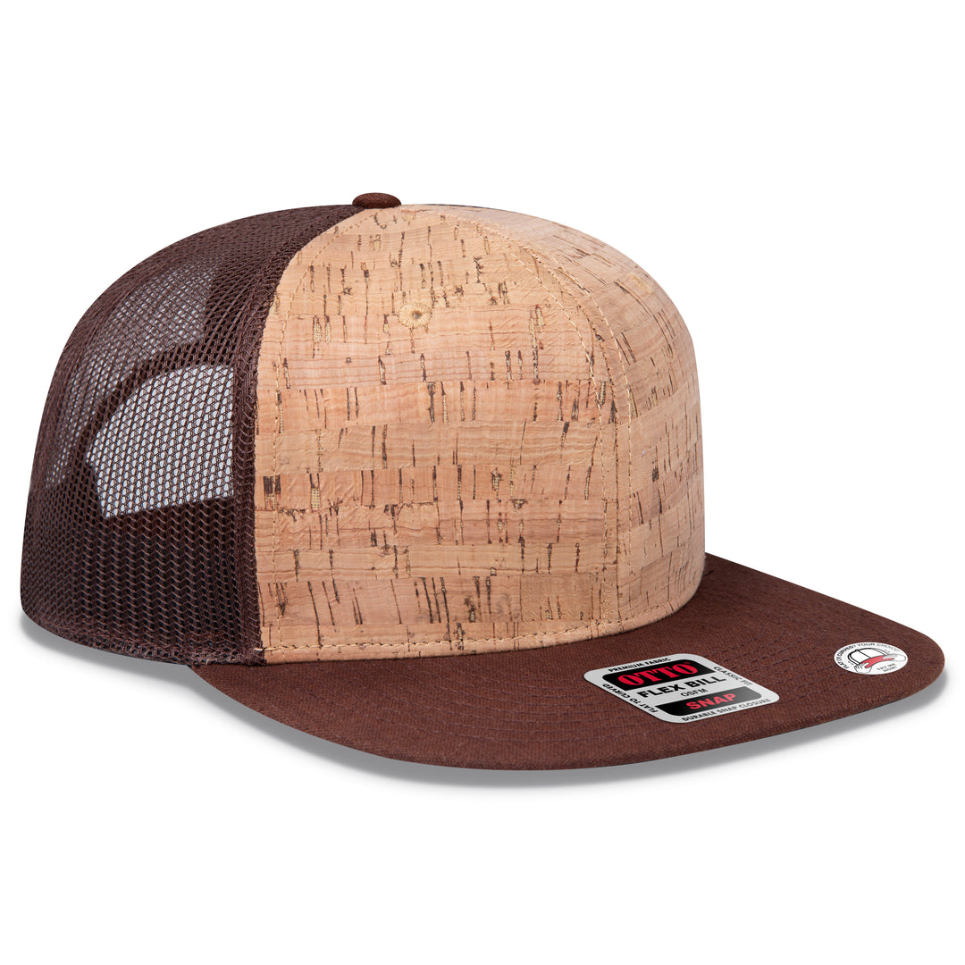 OTTO CAP® OTTO SNAP 6 Panel Pro Style Mesh Back Trucker Snapback Hat