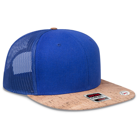 OTTO CAP® OTTO SNAP 6 Panel Pro Style Mesh Back Trucker Snapback Hat
