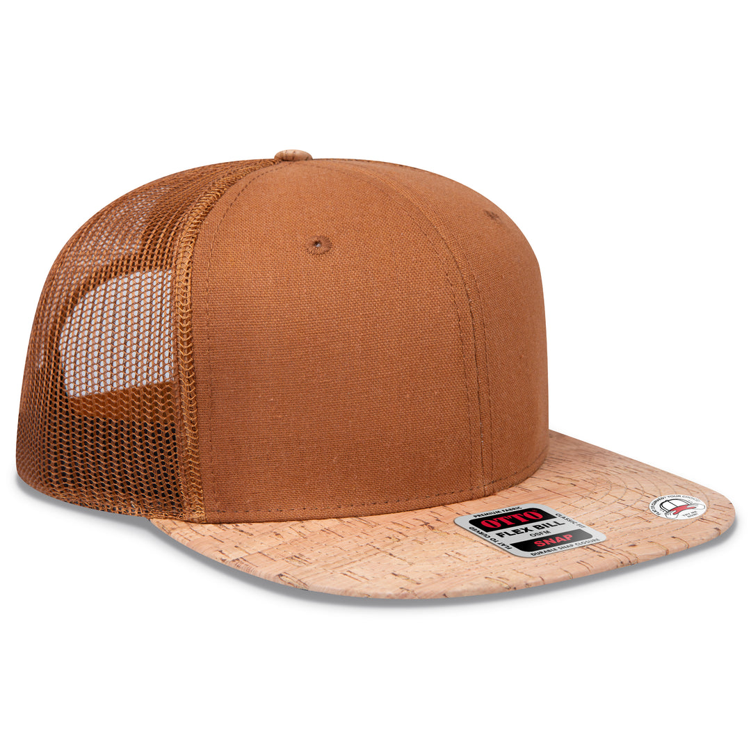 OTTO CAP® OTTO SNAP 6 Panel Pro Style Mesh Back Trucker Snapback Hat