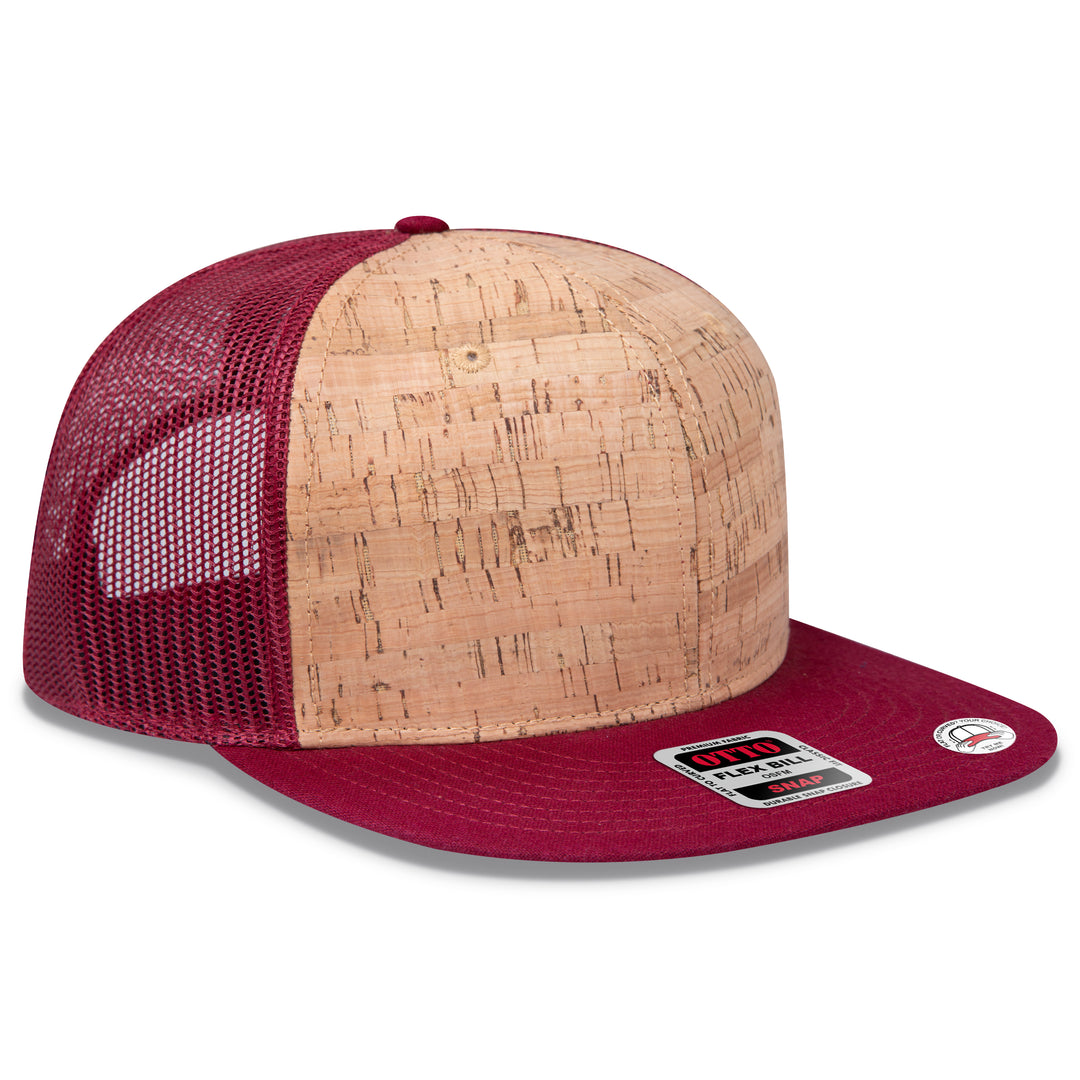 OTTO CAP® OTTO SNAP 6 Panel Pro Style Mesh Back Trucker Snapback Hat