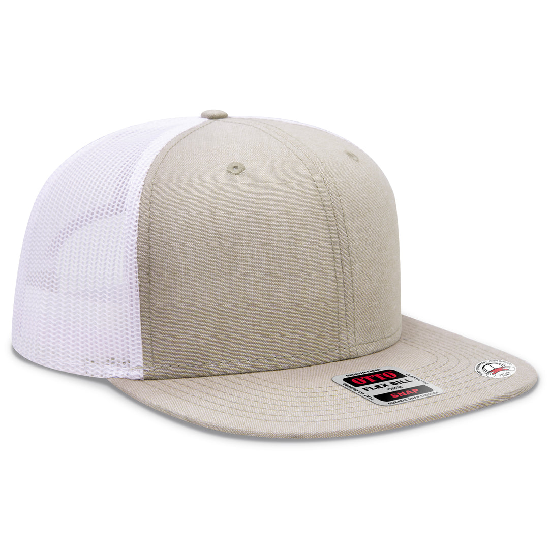 OTTO CAP® OTTO SNAP 6 Panel Pro Style Mesh Back Trucker Snapback Hat