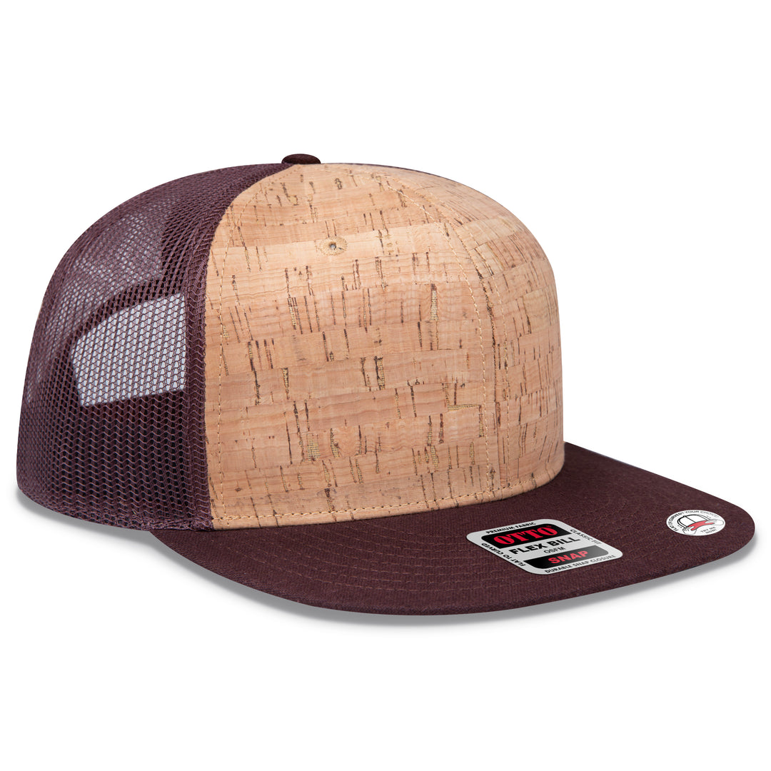 OTTO CAP® OTTO SNAP 6 Panel Pro Style Mesh Back Trucker Snapback Hat