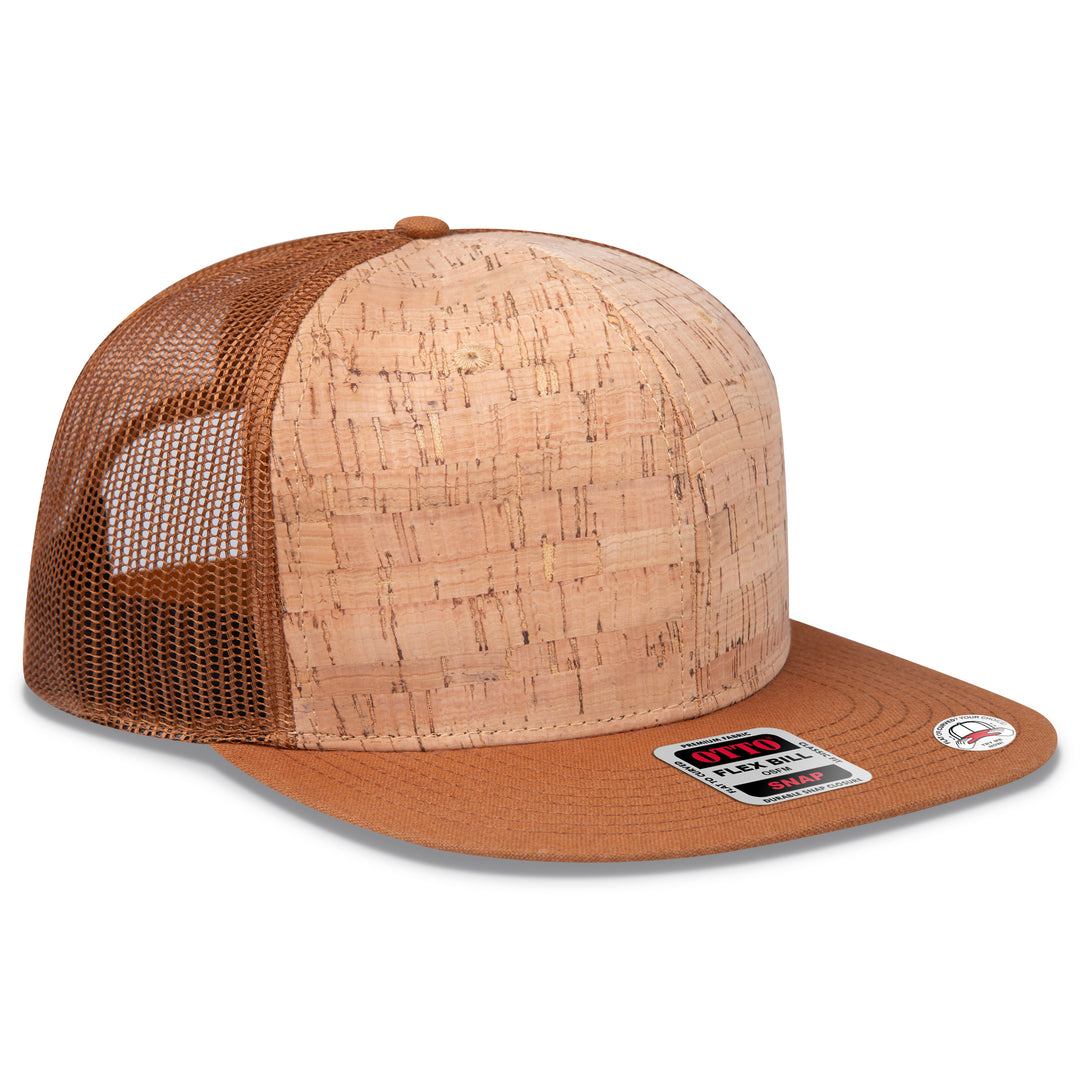 OTTO CAP® OTTO SNAP 6 Panel Pro Style Mesh Back Trucker Snapback Hat