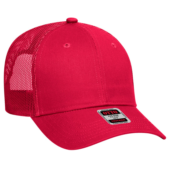 OTTO CAP® 6 Panel Low Profile Mesh Back Trucker Hat