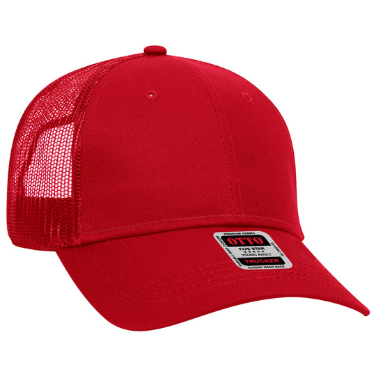 OTTO CAP® 6 Panel Low Profile Mesh Back Trucker Hat