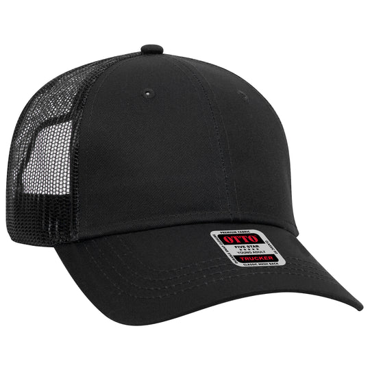 OTTO CAP® 6 Panel Low Profile Mesh Back Trucker Hat