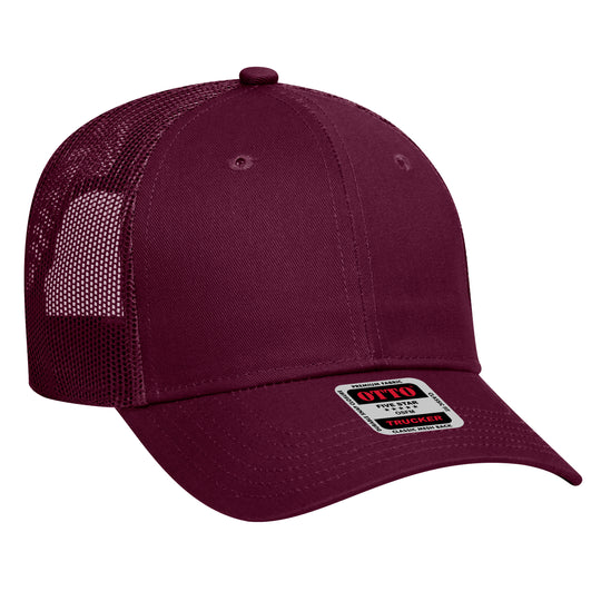 OTTO CAP® 6 Panel Low Profile Mesh Back Trucker Hat
