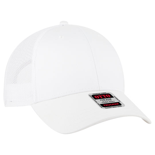 OTTO CAP® 6 Panel Low Profile Mesh Back Trucker Hat