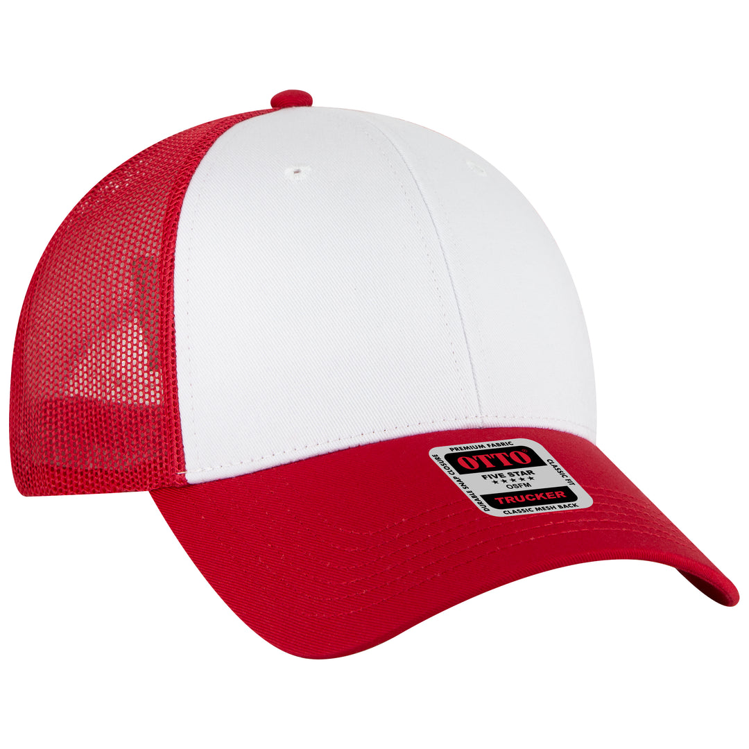 OTTO CAP® 6 Panel Low Profile Mesh Back Trucker Hat