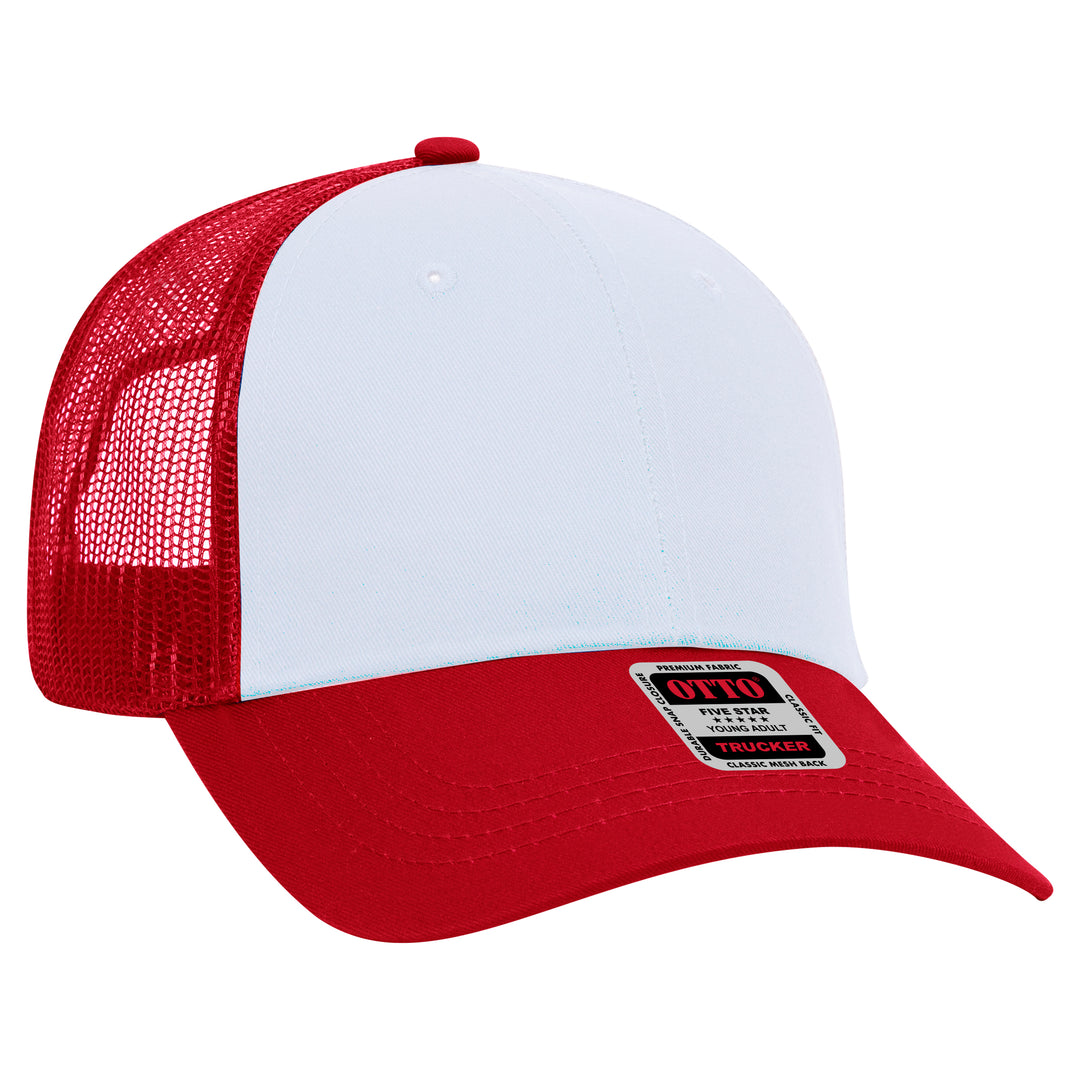 OTTO CAP® 6 Panel Low Profile Mesh Back Trucker Hat