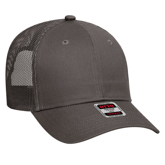 OTTO CAP® 6 Panel Low Profile Mesh Back Trucker Hat