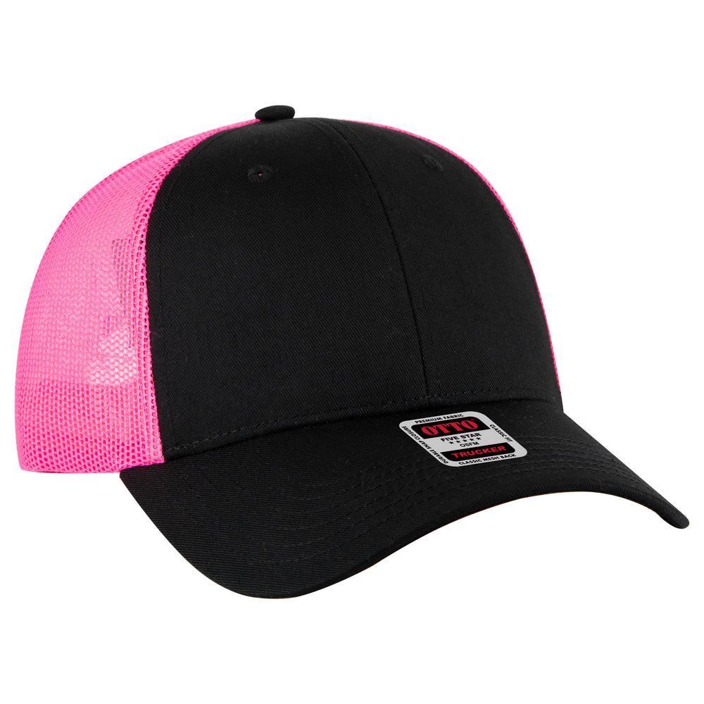 OTTO CAP® 6 Panel Low Profile Mesh Back Trucker Hat