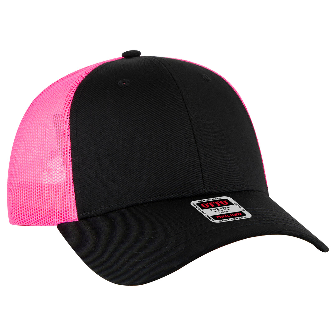 OTTO CAP® 6 Panel Low Profile Mesh Back Trucker Hat