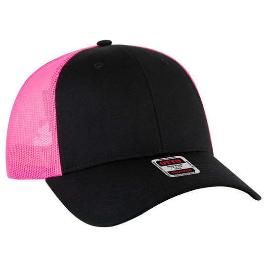 OTTO CAP® 6 Panel Low Profile Mesh Back Trucker Hat