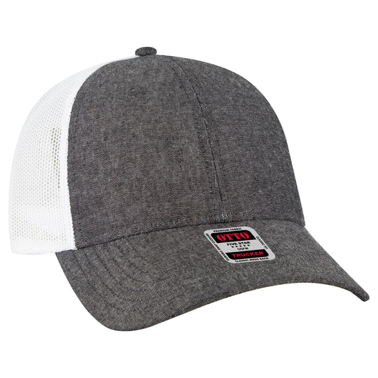 OTTO CAP® 6 Panel Low Profile Mesh Back Trucker Hat