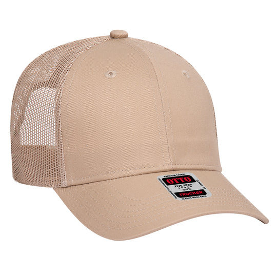 OTTO CAP® 6 Panel Low Profile Mesh Back Trucker Hat