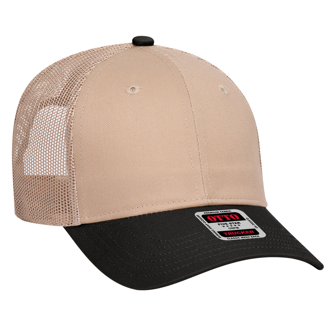 OTTO CAP® 6 Panel Low Profile Mesh Back Trucker Hat