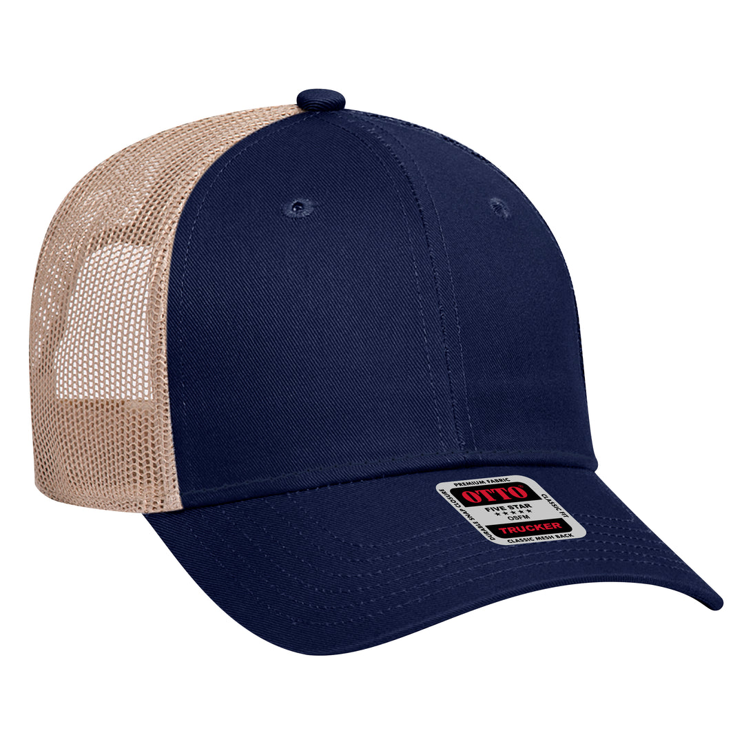 OTTO CAP® 6 Panel Low Profile Mesh Back Trucker Hat
