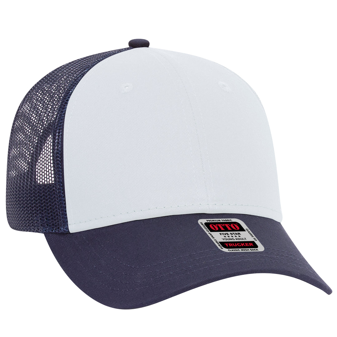 OTTO CAP® 6 Panel Low Profile Mesh Back Trucker Hat