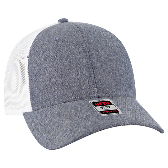 OTTO CAP® 6 Panel Low Profile Mesh Back Trucker Hat