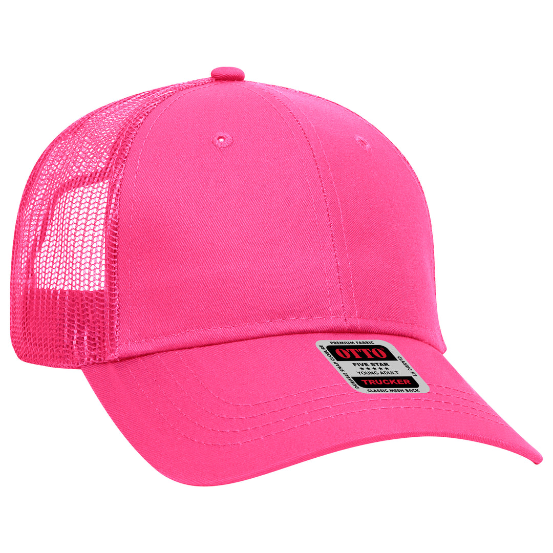 OTTO CAP® 6 Panel Low Profile Mesh Back Trucker Hat